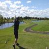 Falcon Crest (Championship) Hole #18 - Tee Shot - Sunday, September 19, 2021 (Boise Trip)