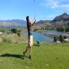 Osoyoos (Desert Gold) Hole #16 - Tee Shot - Sunday, July 8, 2018 (Osoyoos Trip)